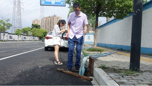便携式极悦娱乐测量下水道