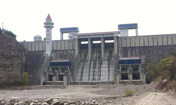 山西汾河二库水电站超声波极悦娱乐现场